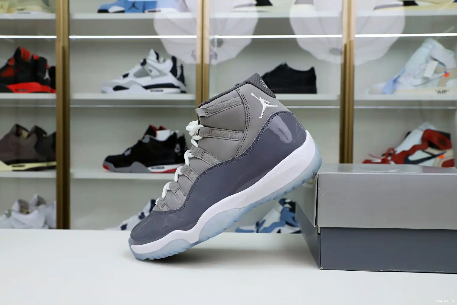 2021 JORDAN Kimikick 11 GREY' AIR RETRO 'COOL 0622